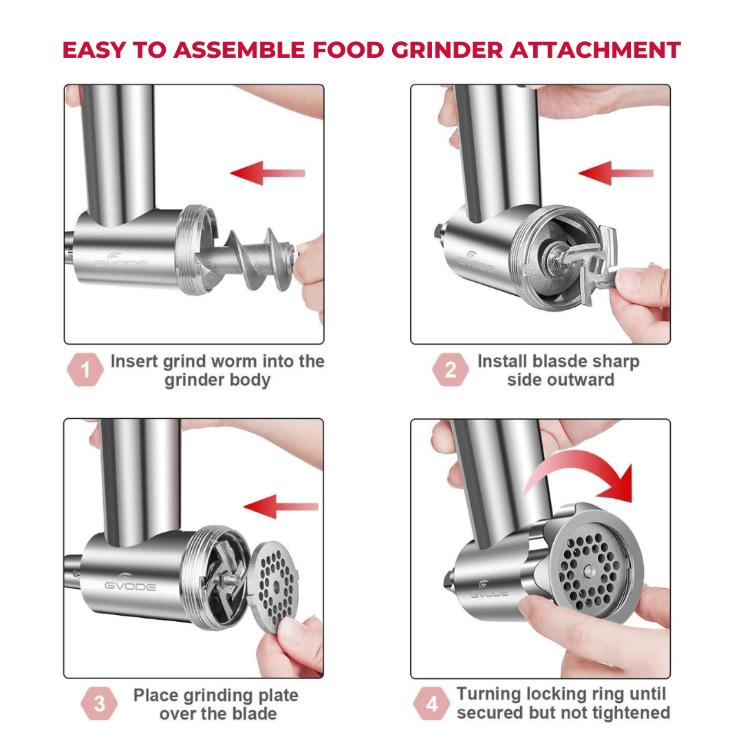 Metal Food Grinder - KitchenAtt