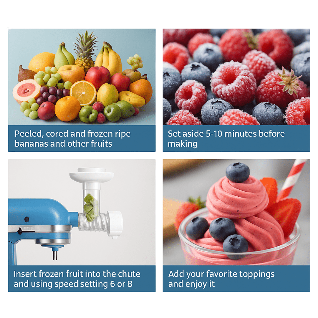 Sorbet maker attachment - KitchenAtt